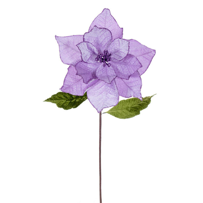 Tige de poinsettia 12 "x 20" Il comprend quatre pièces par sac., Mauve clair
