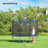 10' Trampoline with Safety Enclosure-29314111