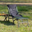 Chaise de camping avec repose-pieds amovible, chaise de patio pour l'extérieur, porche, balcon