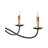 Saxon Small Black Chandelier