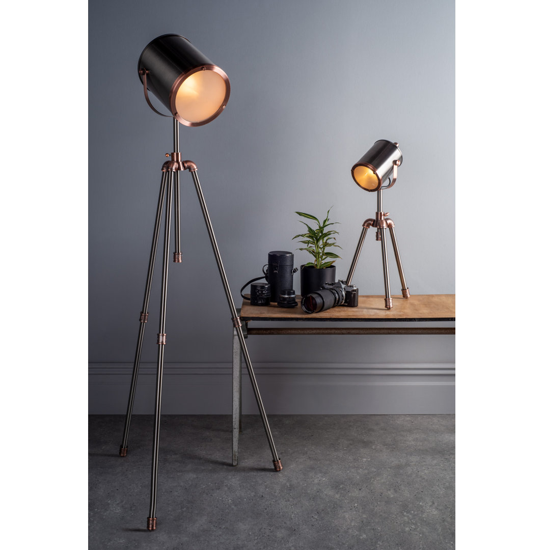 Linnie 131cm Antique Silver Task Floor Lamp