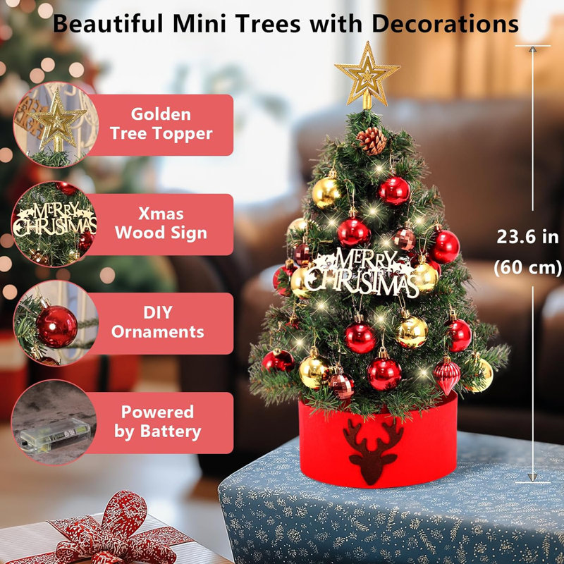 Arbre de Noël de table