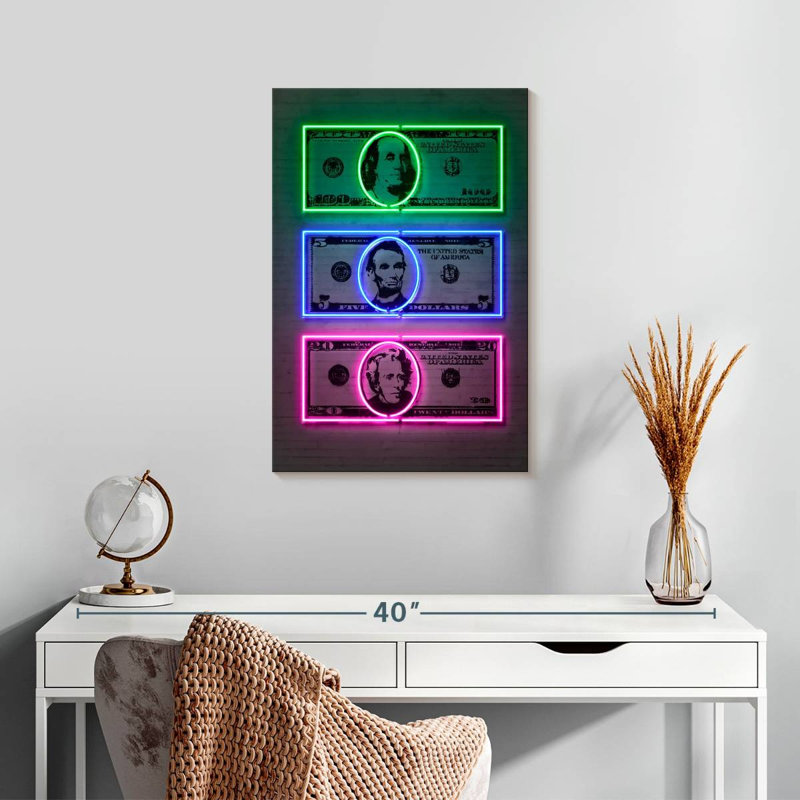 Kerner Dollars, 24" H x 16" W