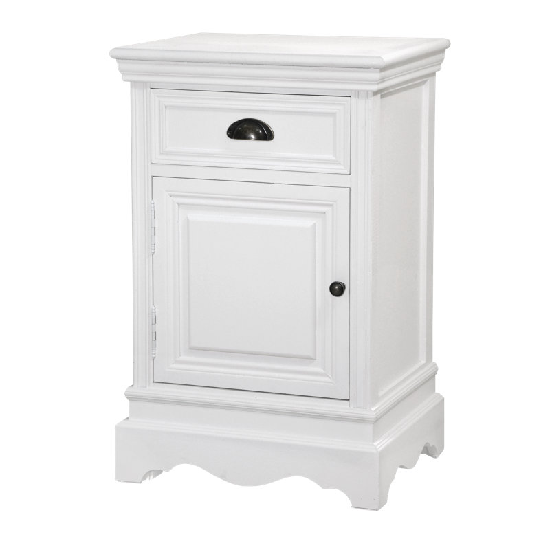 Ivydale 46cm W Solid + Manufactured Wood Bedside Table