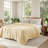 Twin 100% Certified Egyptian Cotton Micro-Herringbone Blanket, Yellow