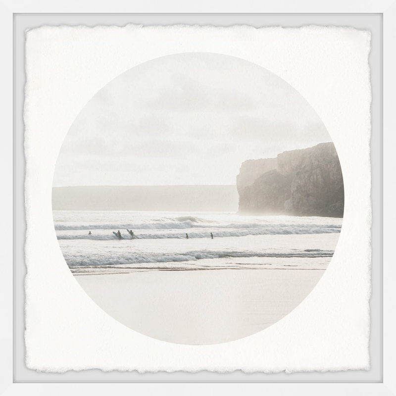 Wave Catchers - Single Picture Frame Painting, 81cm H x 81cm W x 3.81cm D