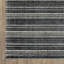 Tapis rayé noir / ivoire touffeté à la main Kentfield-1305488171