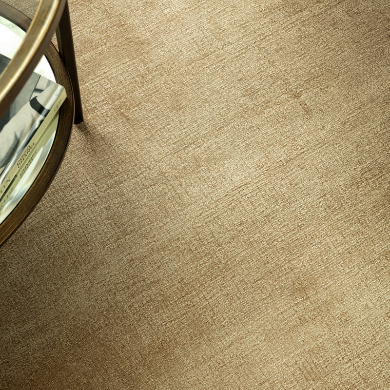 Doris Plain Silky Soft Gold Rug, Rectangle 240 x 340cm