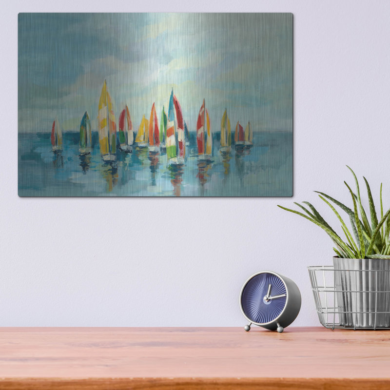" Regatta " by Silvia Vassileva, 12" H x 16" W