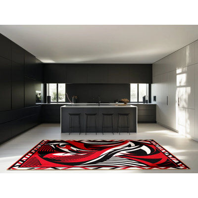 Tapis abstrait Abstract Inferno
