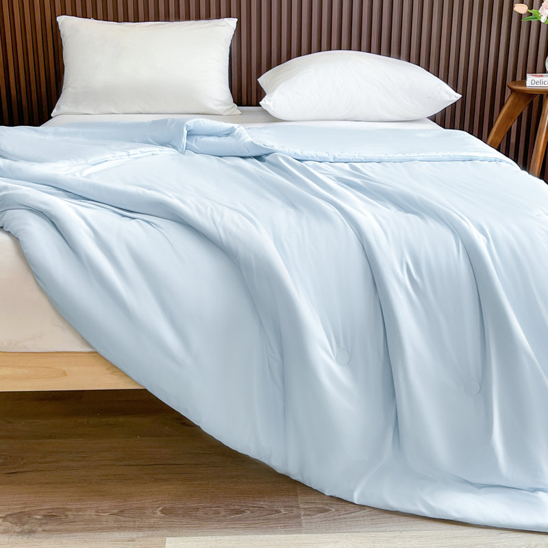 Cooling Comforter for Hot Sleepers, Advanced Cool-Touch Fabric, Lightweight Breathable Summer Blanket, Soft All Season Cooling Blanket, Machine Washable