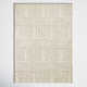 Arcuri Floral Handmade Tufted Wool Beige Area Rug