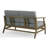 Polett Teak Outdoor Six-person Patio Set With Cushions And Two Tables-91246493-91246491