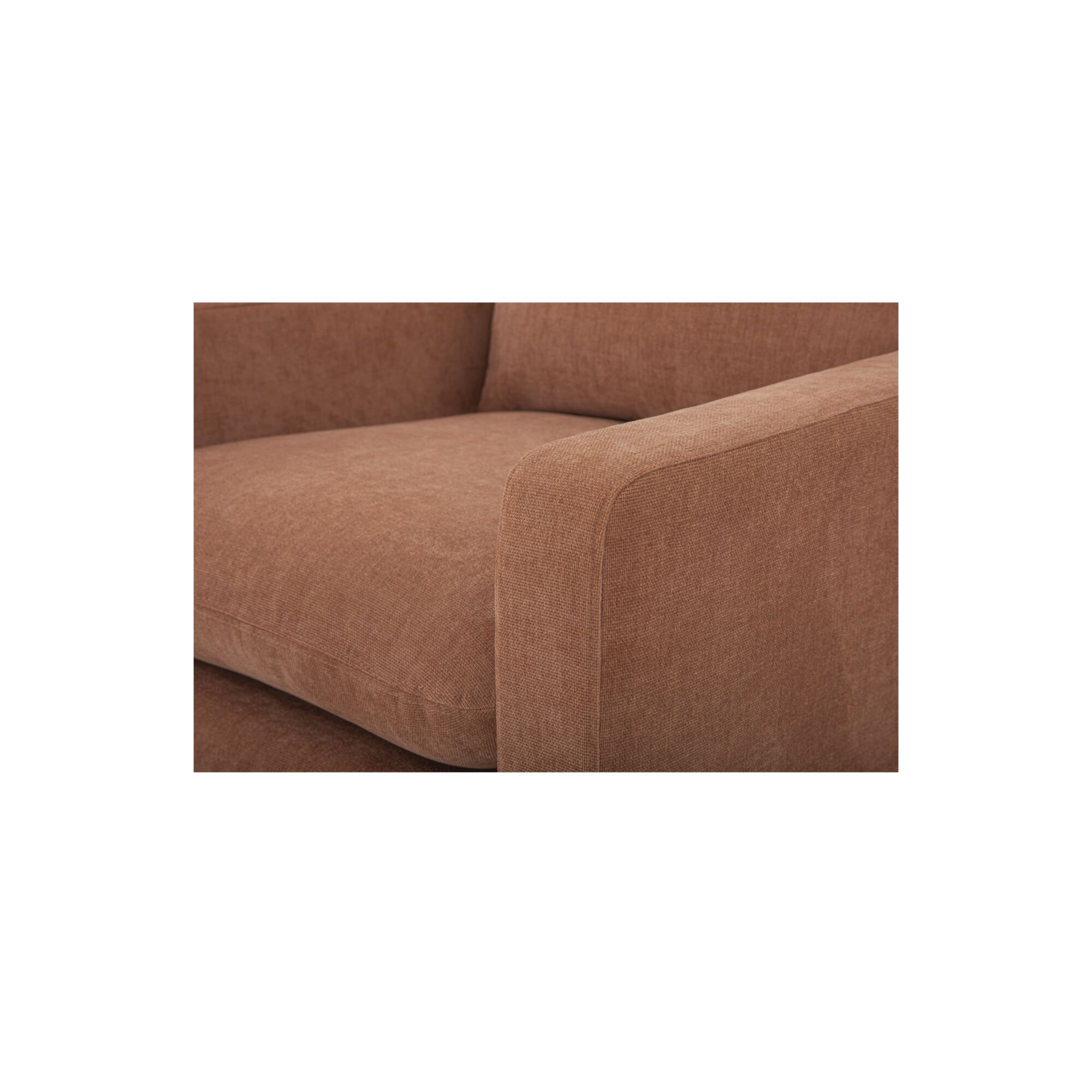 Almena 30" Wide Polyester Armchair, Brown