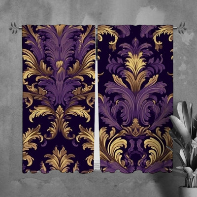 Paire de rideaux obscurcissant en polyester Direnzo