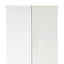 Armoire double avec miroir Ely, 4 tiroirs, 75 pouces, mélamine blanche Ely