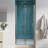 36"-37.25" W X 72" H Pivot Swing Frameless Bifold Glass Shower Door-115717546