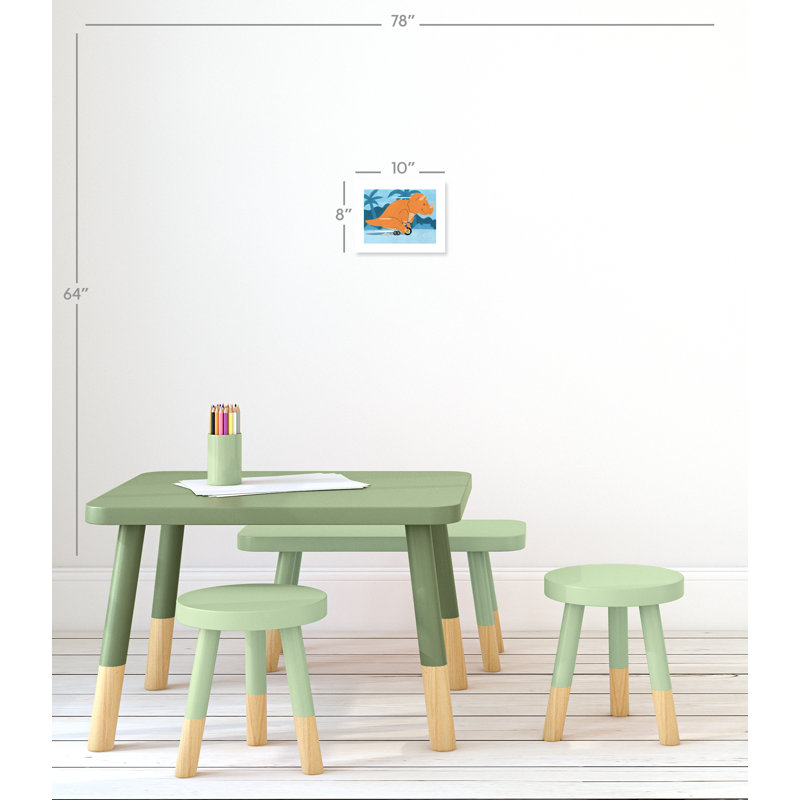 «Riding Dino 2», impression sur papier, H 8 po x l 10 po x P 1 po, Papier