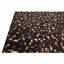 Tapis brun chocolat Jed