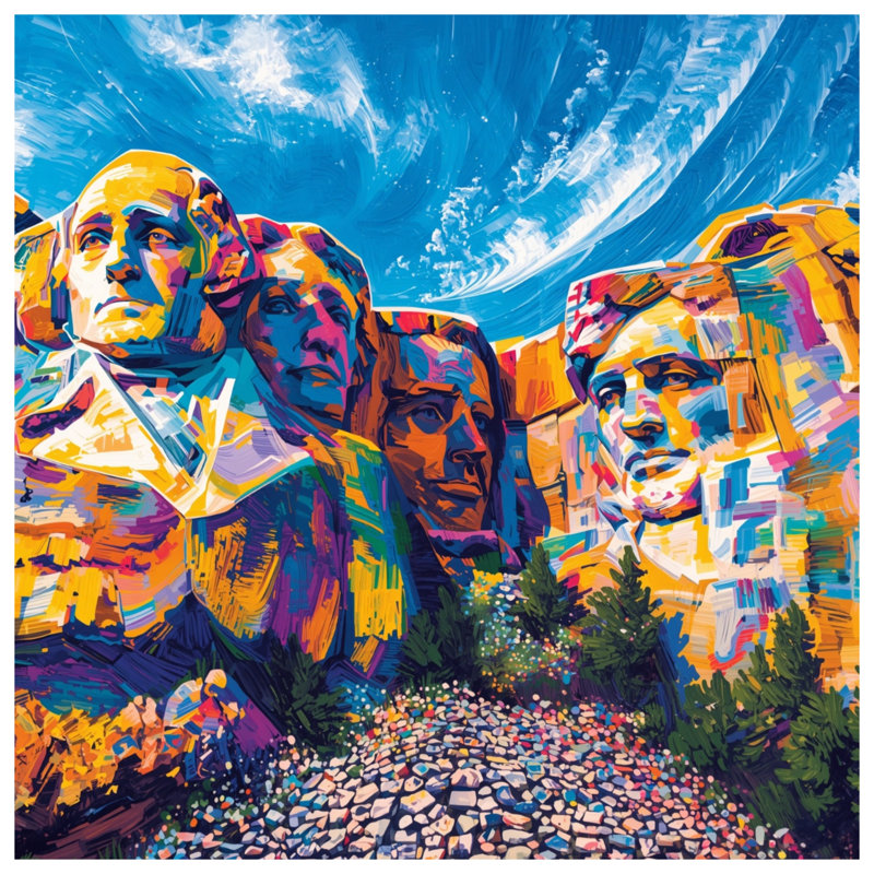 Édredon Mount Rushmore, Twin