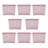 Wham Crystal 80L Plastic Storage Box Pack of 8 Tint Dusky Orchid