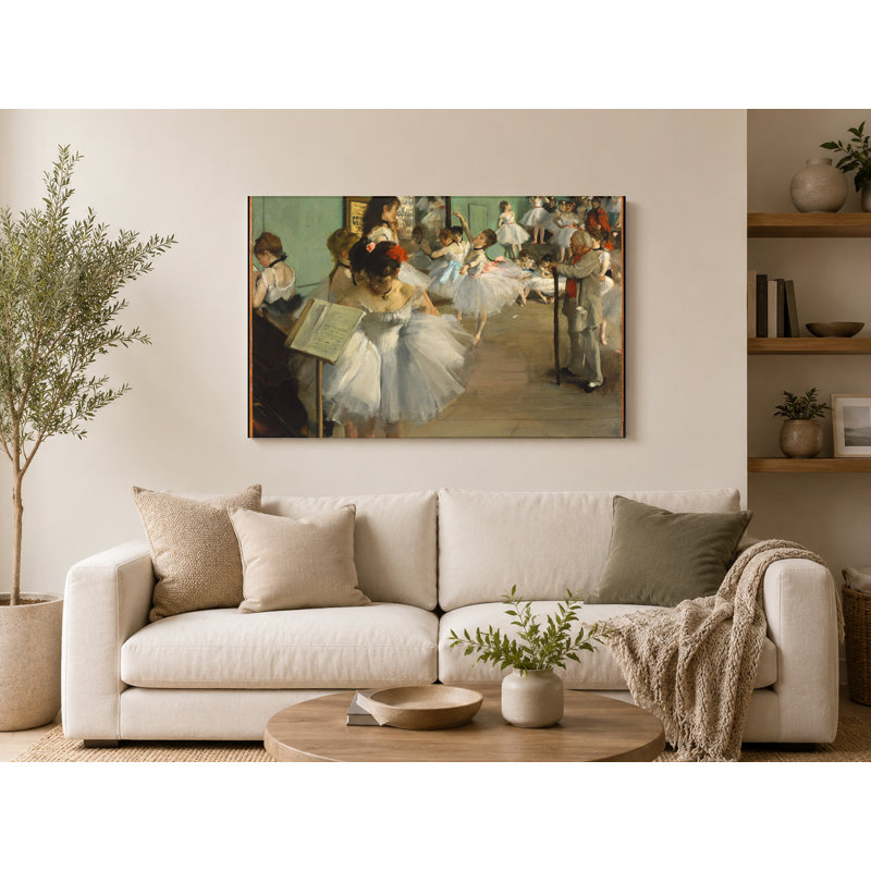 The Dance Class (1874) - Paysage, art mural sur toile, L 36 po x H 24 po