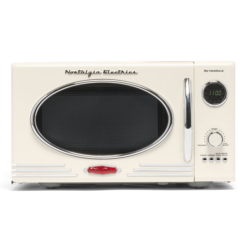 Four à micro-ondes de comptoir 19 po 0,9 pi³ 800 watts Nostalgia Retro, null
