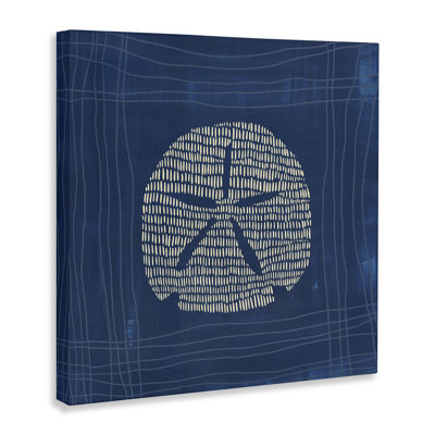 Sand Sand sur toile bleue par Jetty Home, LLC