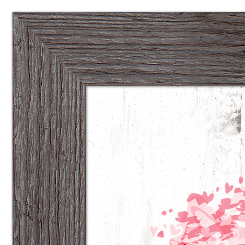 «Blooming Love Tree», reproduction encadrée, Encadré gris