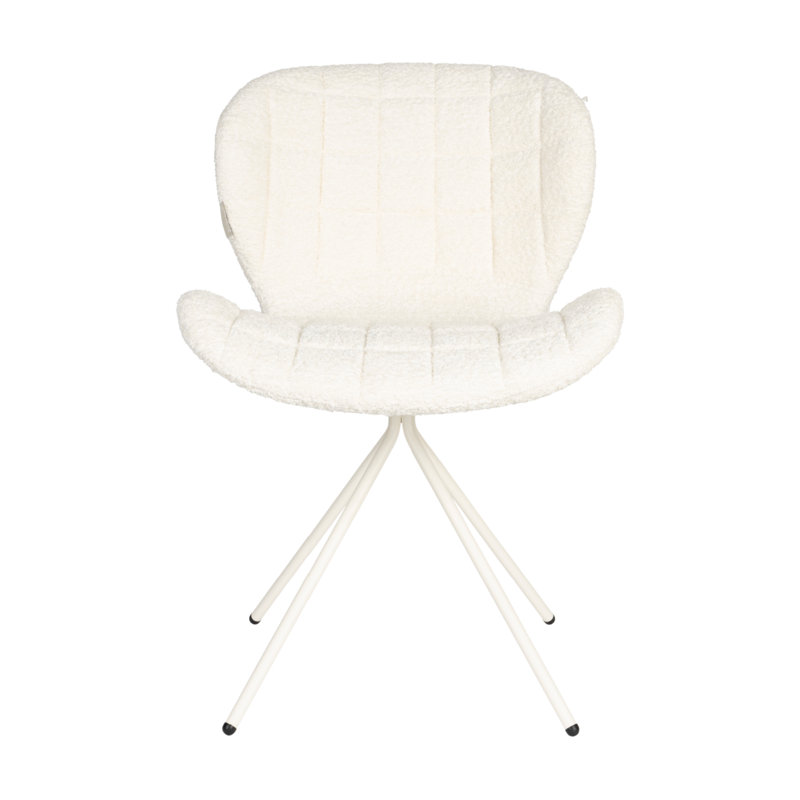 OMG Upholstered Dining Chair, Off White