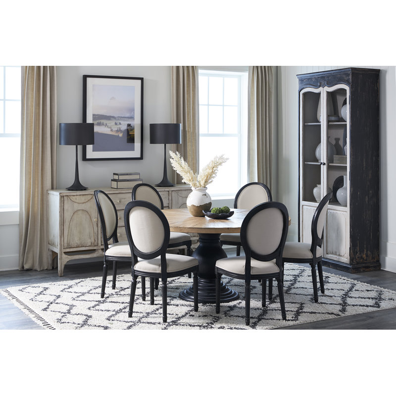 Batts Round Pine Wood Dining Table