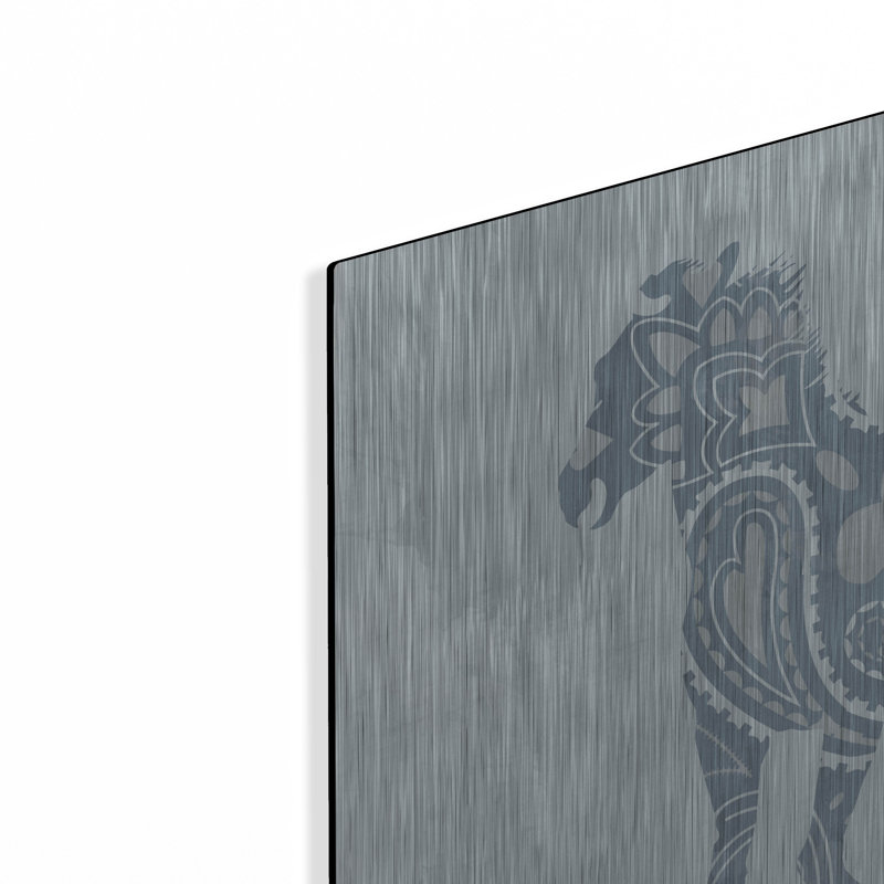 'Horse Wild' by Erin Clark Metal Wall Art, 24" x 24", H 24 po x l 24 po