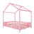 Low House Style Bed With Curtains-1784003897-1784003903