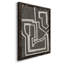 Abstract Maze I - Peinture sur toile encadrée-191265819-191265818