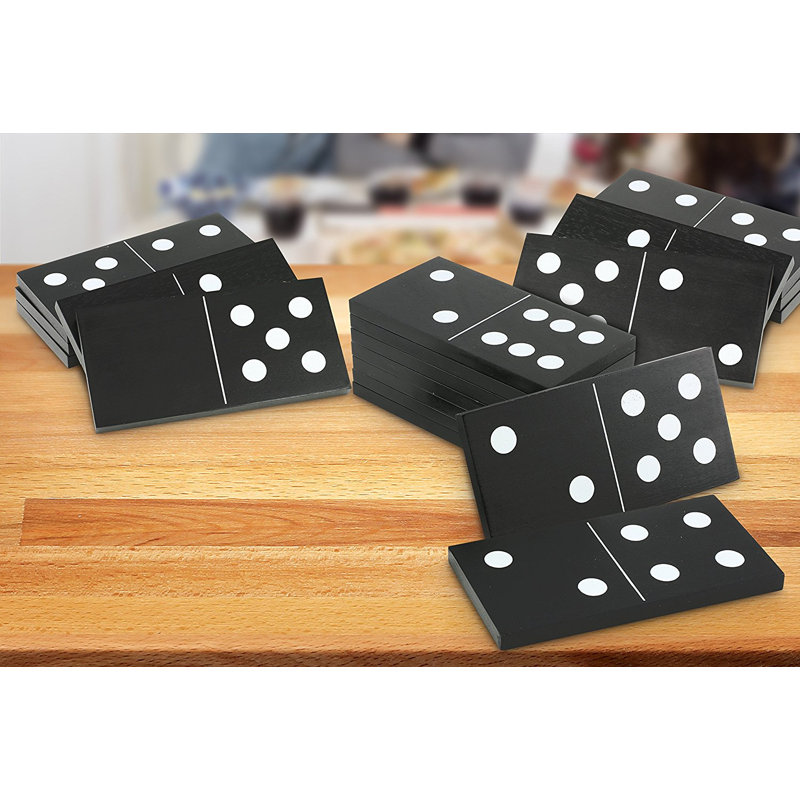 Ensemble de domino avec sac de transport surdimensionné