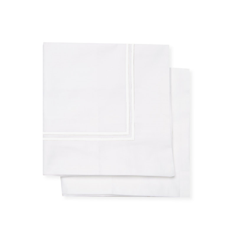 Azalia Traditional Cotton Duvet Cover, White, King