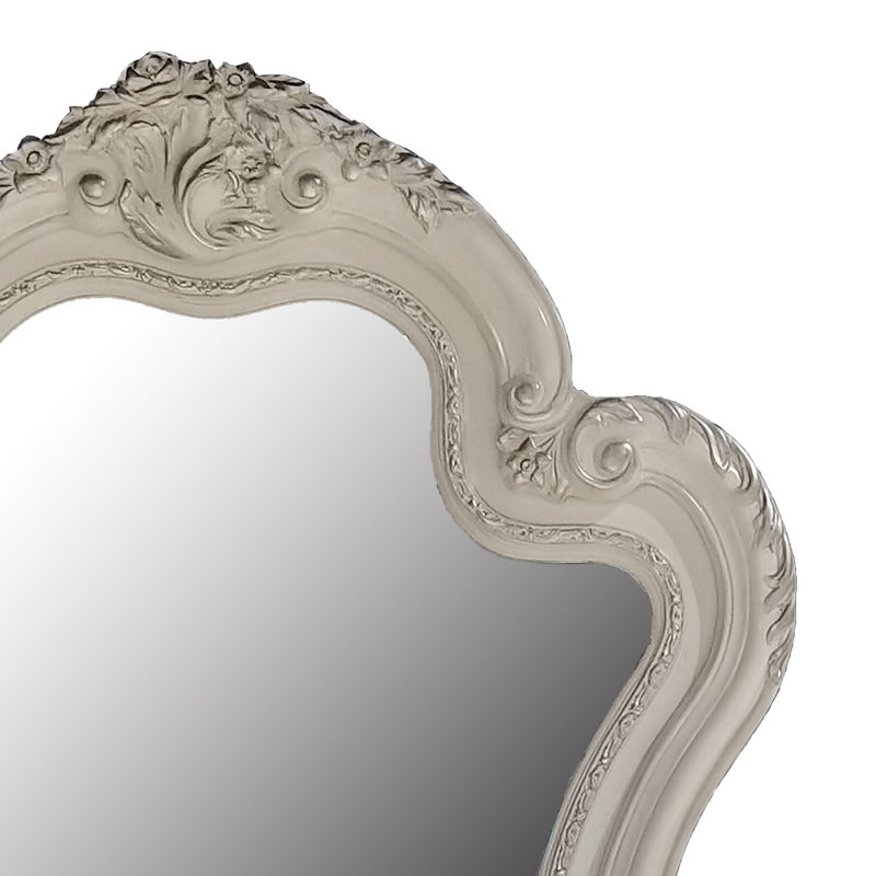 Miroir biseauté blanc commode Coutee