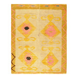 One-of-a-Kind 3'6”x4'3” Hand Knotted Area Rug
