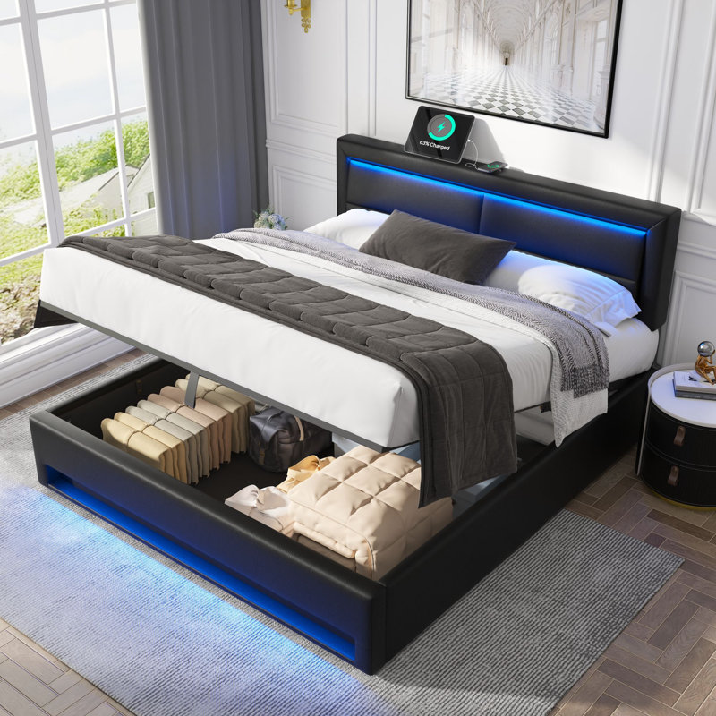 Solid Wood Bed