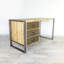 Millsap Solid Wood Top Metal Base Computer Desk