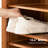 16 Pair Freestanding Shoe Storage Cabinet With Adjustable Shelves Entryway