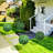Set of 2 Artificial Boxwood Topiary Trees with Ground Stakes