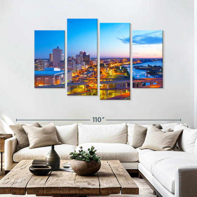 Senne Memphis Highways, 54" H x 84" W