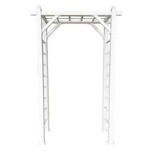 Arche de jardin moderne en aluminium