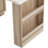 82.6" Fluted Kitchen Island With Extendable Dining Table For 4-6, Island Table For Kitchen With Power Outlet, Kitchen Table With Double-Side Storage, 2 Drawers 2 Side Open Shelves, Natural-129490339-129490340