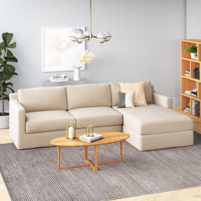 Betthezul Upholstered L-Shaped Sectional