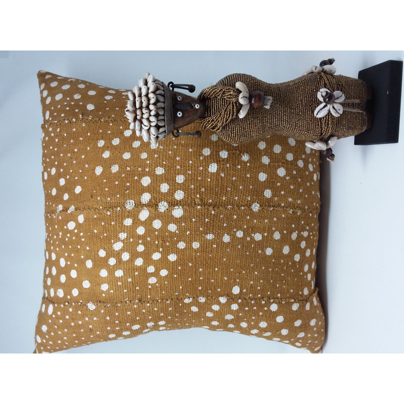 Coussin moutarde moutarde