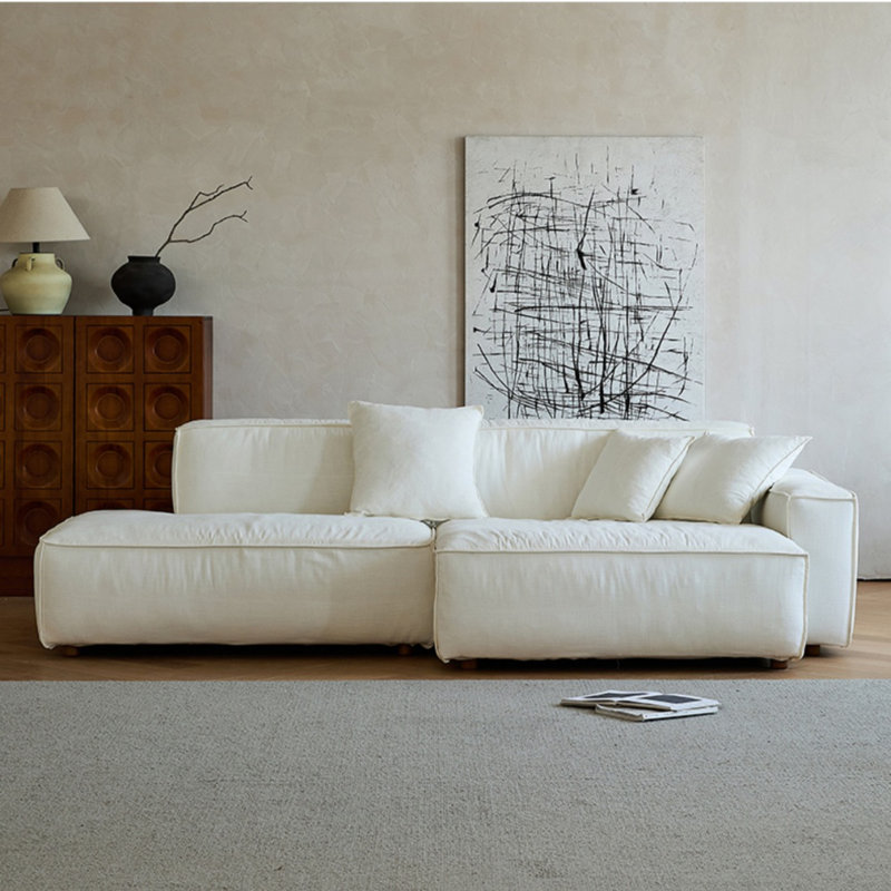 Canapé modulaire Wabi-Sabi, 28,74 po x l 110,24 po x P 39,37 po, 3