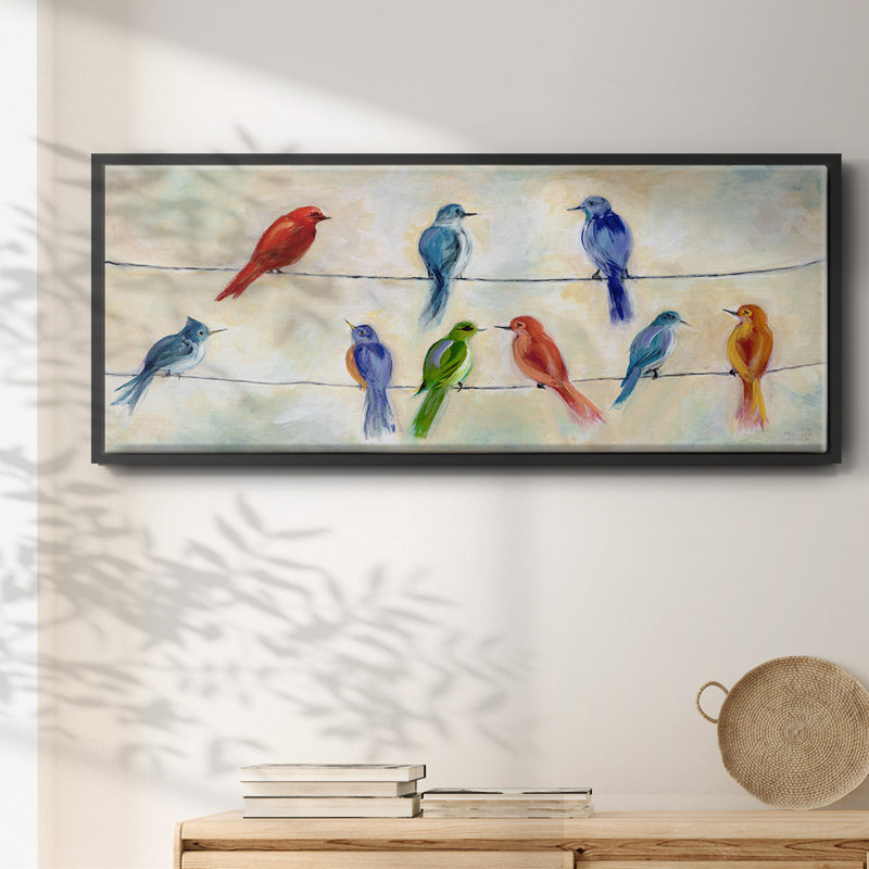 Chatter - toile encadrée, H 12 po x l 30 po
