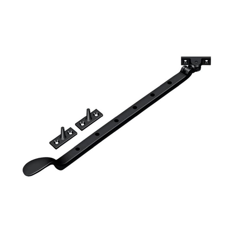 Colonial Casement Stay Adjuster, Black